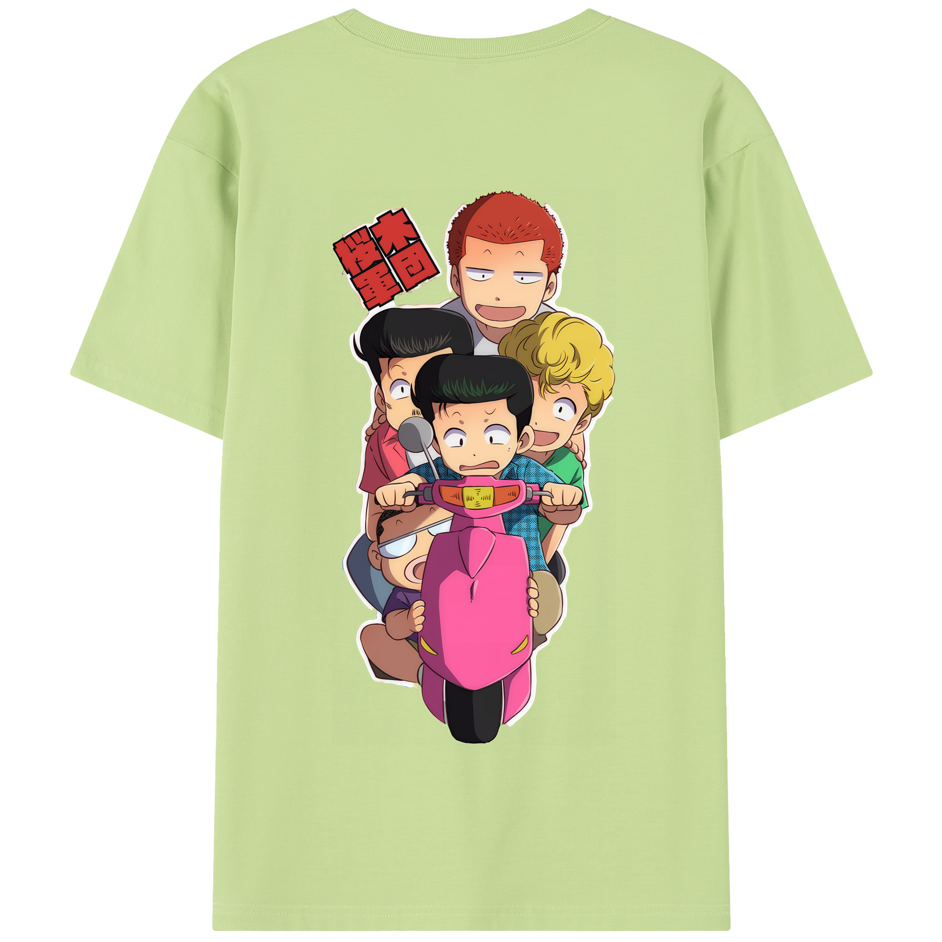 SLAM DUNK／スラムダンク 綿100％半袖Tシャツ（背面プリント）